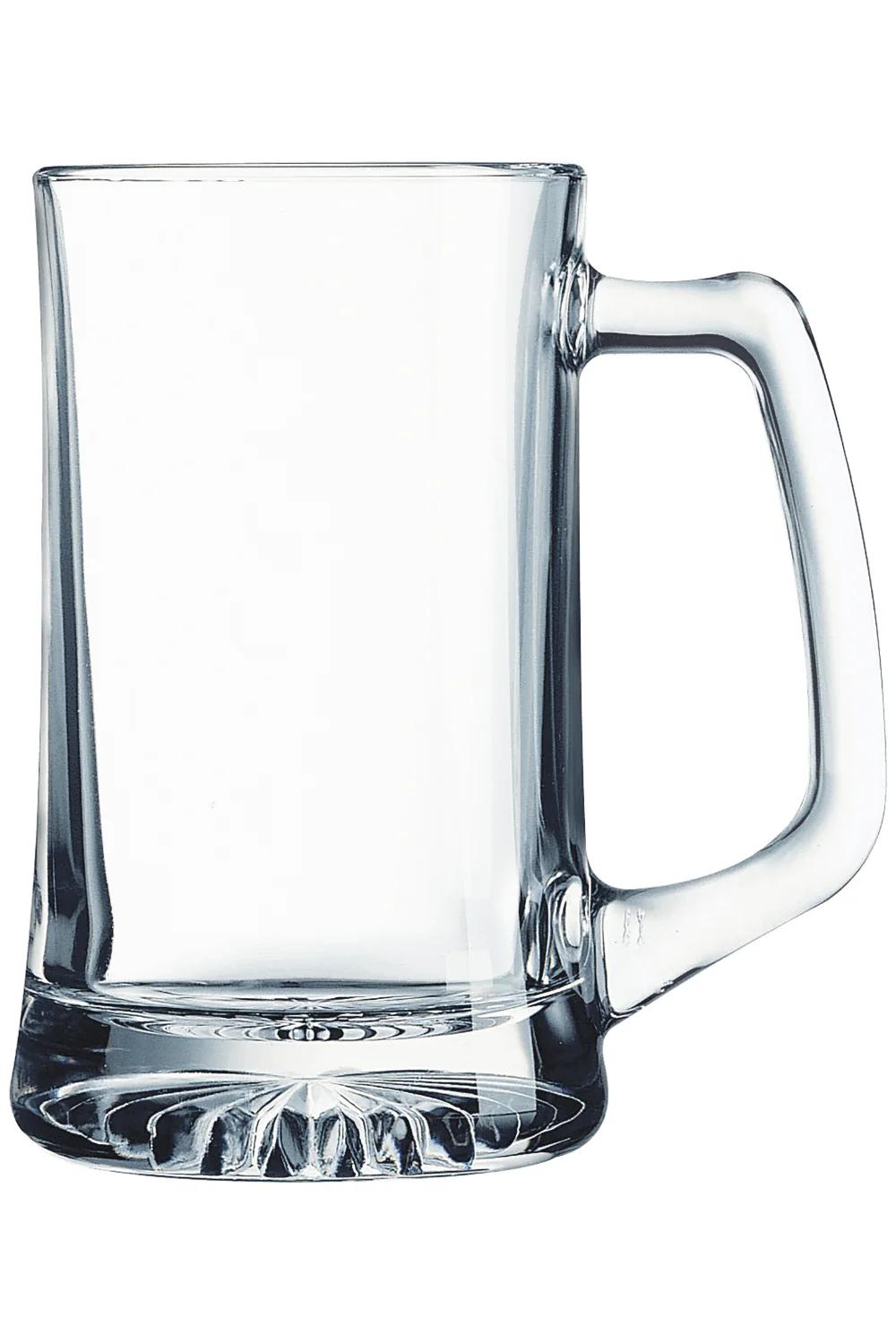 14 oz. Glass Beer Mug with Handle