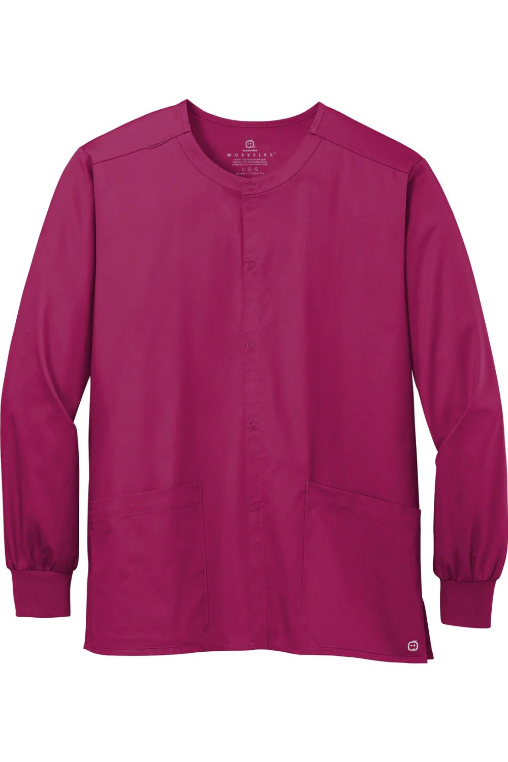 Wink Unisex WorkFlex Snap-Front Scrub Jacket