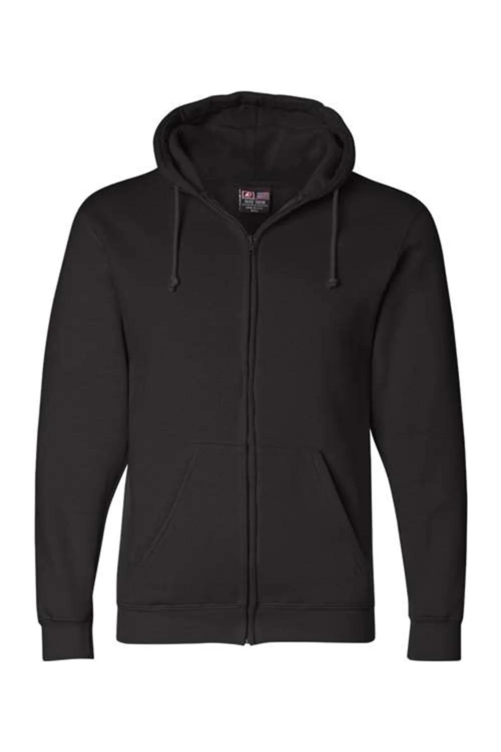 Bayside USA-Made Full-Zip Hooded Sweatshirt