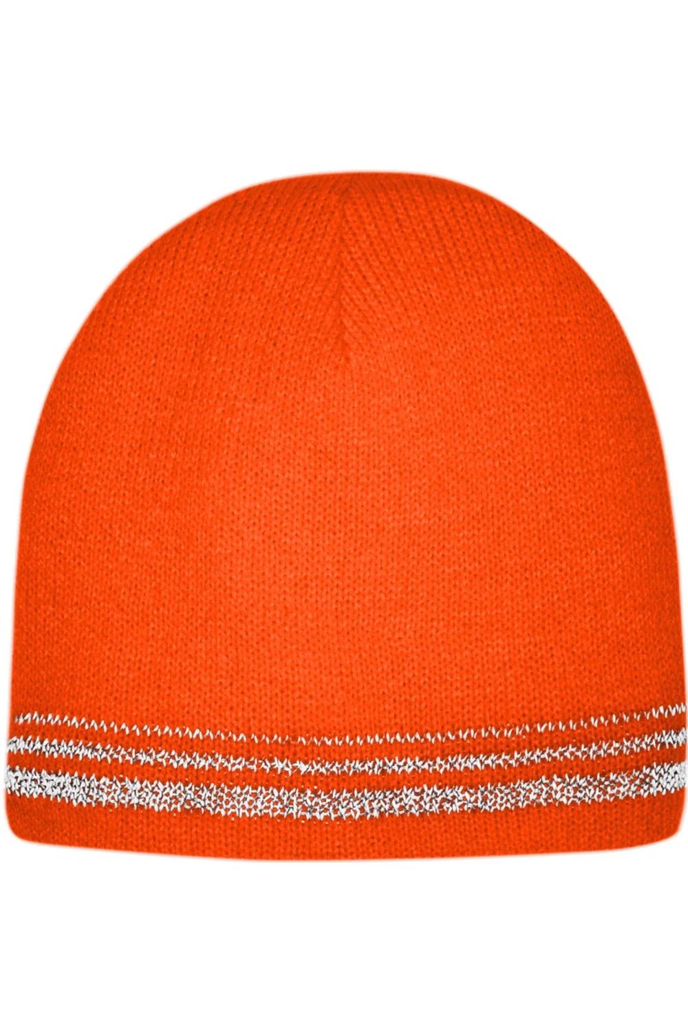 CornerStone Lined Enhanced Visibility with Reflective Stripes Beanie