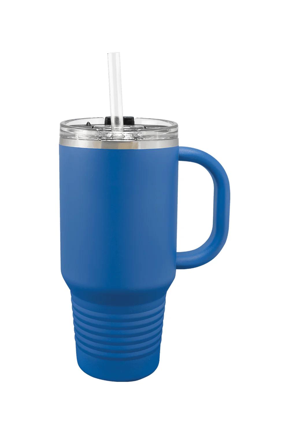 32 oz. Travel Mug with Snap Lid and Straw