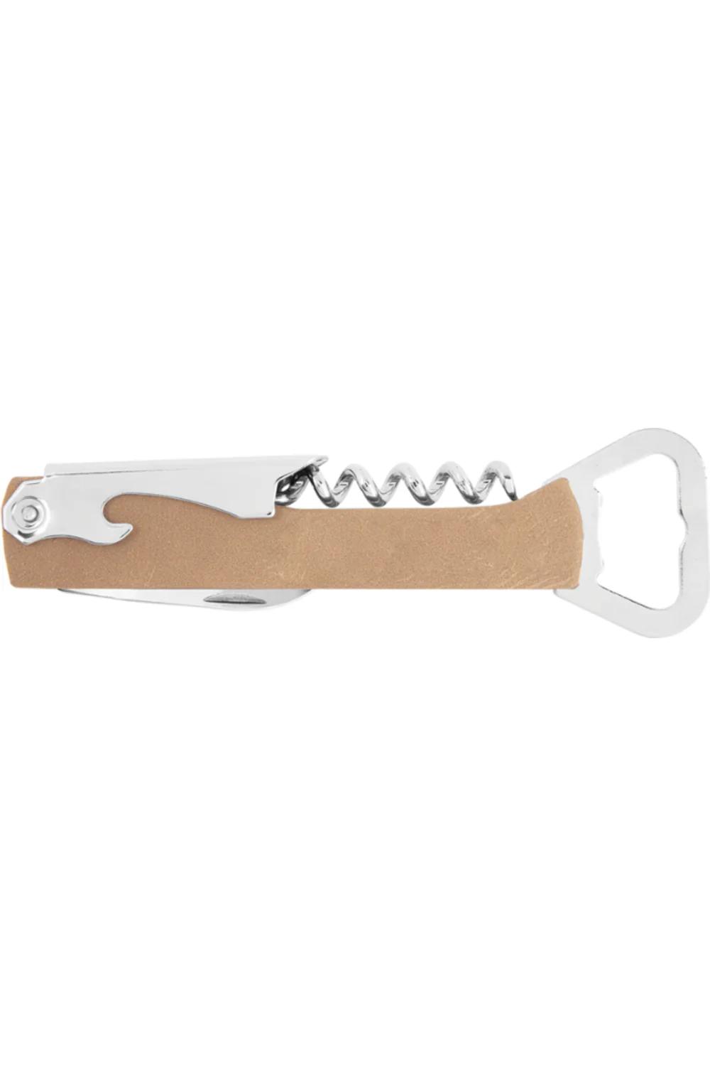Leatherette Wine Bottle Opener