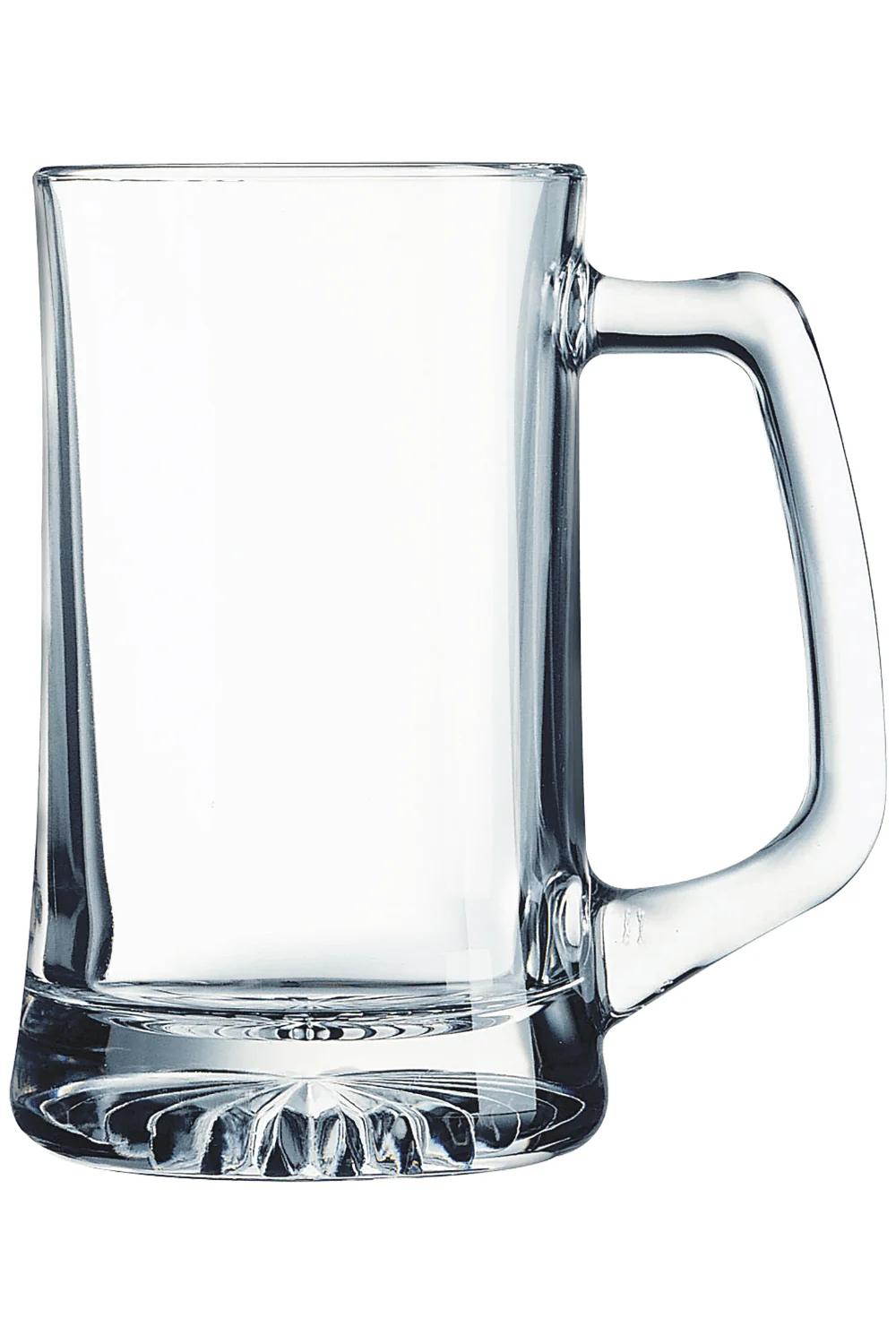 25 oz. Glass Beer Mug with Handle