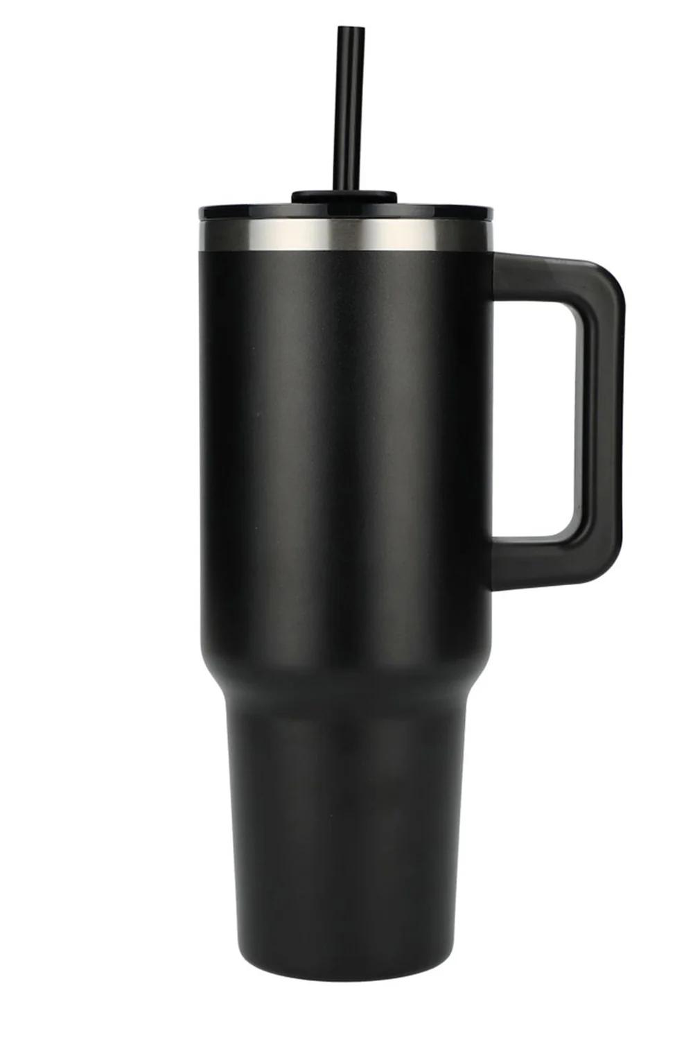 Pinnacle 40 oz Vacuum Insulated Eco-Friendly Travel Tumbler With Straw